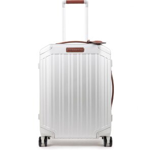 Piquadro Alu 4-wiel cabinewagen 55 cm