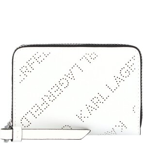 Karl Lagerfeld Gestanst portefeuille leer 10,5 cm
