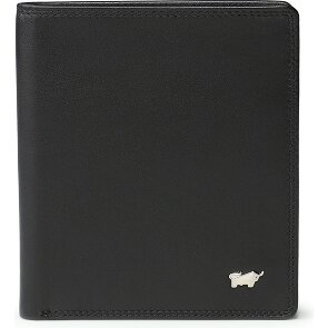 Braun Büffel Golf 3.0 Portemonnee RFID-bescherming Leer 11 cm