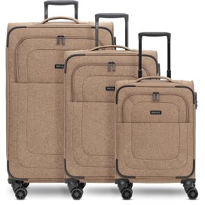 Redolz Essentials 12 THREE SET 4 wielen Kofferset 3-delig met uitbreidingsplooi