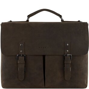 bugatti Luca Aktetas Messenger Leer 39 cm Laptop compartiment