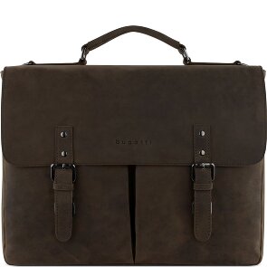 bugatti Luca Aktetas Messenger Leer 39 cm Laptop compartiment