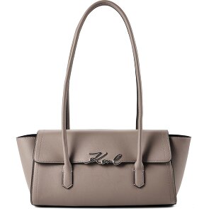 Karl Lagerfeld Signature Schoudertas Leder 37 cm