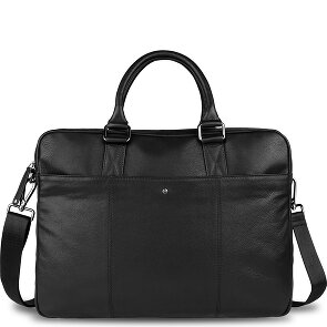 bugatti Black Magic Koffer Leer 40 cm Laptop compartiment