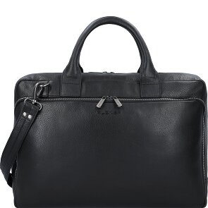 Plevier Vintage Bill Koffer Leer 40 cm Laptop compartiment