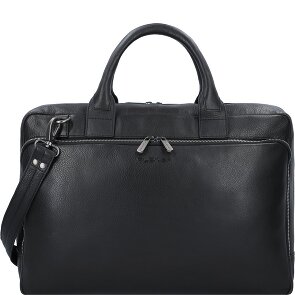 Plevier Vintage Bill Koffer Leer 40 cm Laptop compartiment Plevier Vintage Bill Koffer Leer 40 cm Laptop compartiment