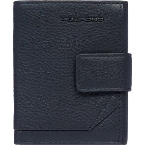 Piquadro Than Portemonnee RFID-bescherming Leer 10 cm