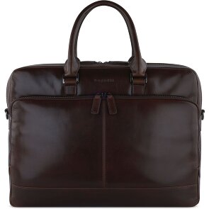 bugatti Romano Koffer Leer 40 cm Laptop compartiment bugatti Romano Koffer Leer 40 cm Laptop compartiment