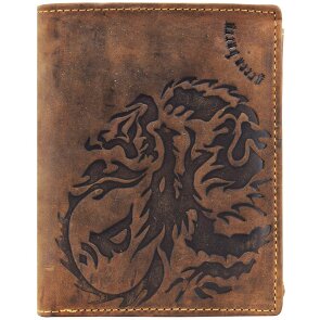 Greenburry Vintage Dragon portemonnee leer 10 cm Greenburry Vintage Dragon portemonnee leer 10 cm