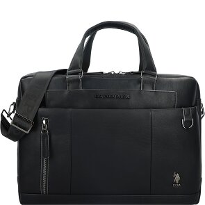 U.S. Polo Assn. Cambridge aktetas Leer 45 cm Laptopcompartiment U.S. Polo Assn. Cambridge aktetas Leer 45 cm Laptopcompartiment