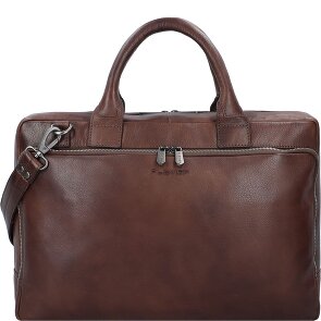 Plevier Vintage Bill Koffer Leer 40 cm Laptop compartiment