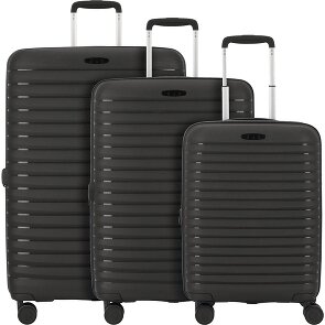d&n Travel Line 4500 4 wielen Kofferset 3-delig met uitbreidingsplooi