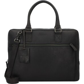 Burkely Antieke Avery aktetas Leer 38 cm Laptopcompartiment