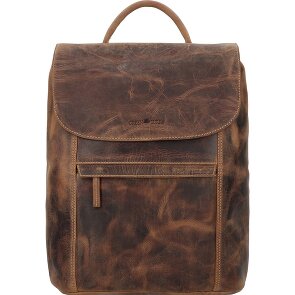 Greenburry Vintage Dagrugzak Leer 40 cm Laptop compartiment