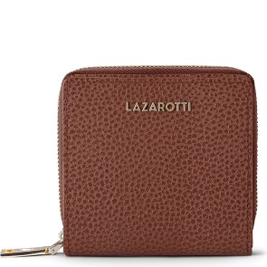 Lazarotti Bologna Leer Medium Ritssluiting Portemonnee Leer 10 cm