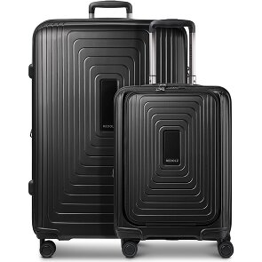 Redolz Essentials 14 4-wiel kofferset 2 stuks laptopvak met rekbare vouw