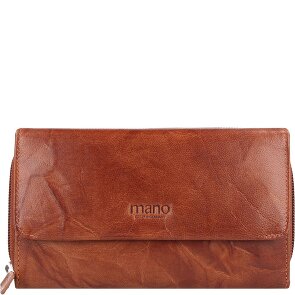 mano Donna Aurona Portemonnee RFID Leer 18 cm