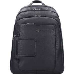 Piquadro Vibe Rugzak Leer 43 cm Laptopvak