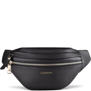 Lazarotti Bologna Leren Riemtas met dubbele rits Crossbody Leer 25 cm