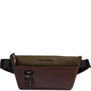 Piquadro Harper Fanny pack Leer 34 cm met uitbreidingsplooi
