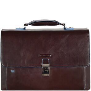 Piquadro Blue Square Briefcase II Leather 40 cm Laptopcompartiment