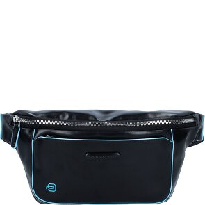 Piquadro Blauw vierkant heuptasje leer 29 cm