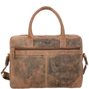 Greenburry Vintage aktetas Leer 41 cm Laptop compartiment