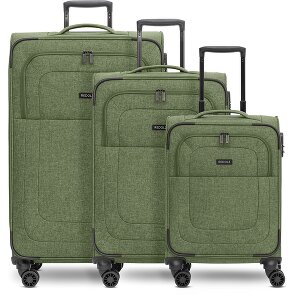 Redolz Essentials 12 THREE SET 4 wielen Kofferset 3-delig met uitbreidingsplooi