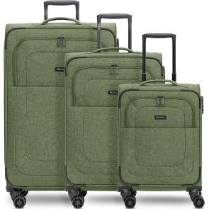 Redolz Essentials 12 THREE SET 4 wielen Kofferset 3-delig met uitbreidingsplooi