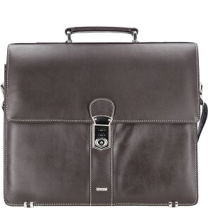 Alassio Monaco aktetas leer 38 cm laptop compartiment