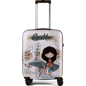Anekke Tulip 4 wielen Cabinewagen 55 cm met uitbreidingsplooi