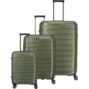 Travelite Air Base 4 wielen Kofferset 3-delig met uitbreidingsplooi