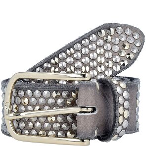 b.belt Studded riem leer