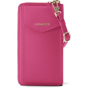 Lazarotti Bologna Leren Zip-Around Portemonnee Mobiel Telefoonhoesje Leer 19 cm