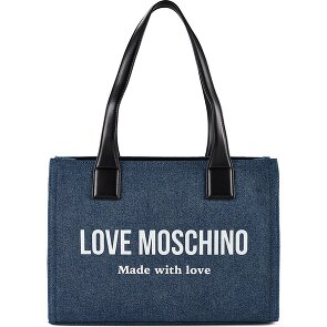 Love Moschino Denim Signature Love Shopper Tas 35 cm