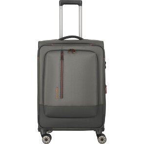 Travelite Crosslite 5.0 4 wielen Trolley M 66 cm met uitbreidingsplooi