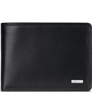 Redolz Leather Essentials QF portemonnee RFID leer 12 cm uitklapbaar