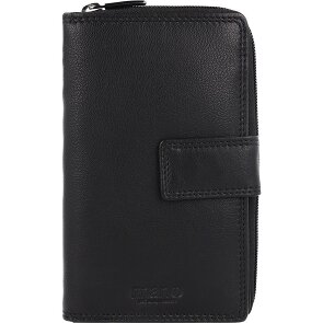 mano Donna Giulia Leren Portemonnee 10,5 cm