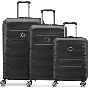 Delsey Paris Meteor 4 wielen Kofferset 3-delig met uitbreidingsplooi