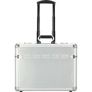 Dermata Aluminium Pilotentrolley met 2 wielen, 48 cm, laptopvak