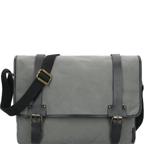 Harbour 2nd City Canvas Yale Aktetas Messenger 37 cm Laptop compartiment