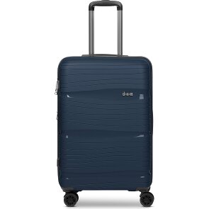 d&n Travel Line 4300-Plus 4 wielen Trolley M 65 cm met uitbreidingsplooi