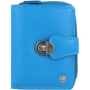 Greenburry Sponsachtig portefeuille leer 9 cm
