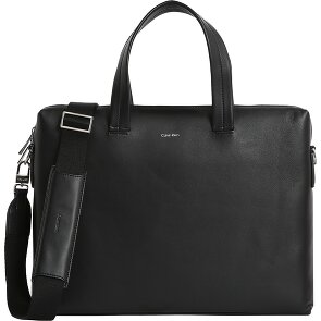 Calvin Klein CK Premium Koffer Leer 40.5 cm Laptop compartiment Calvin Klein CK Premium Koffer Leer 40.5 cm Laptop compartiment