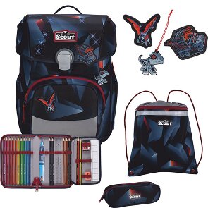 Scout Neo LED Schooltas set 8-delig