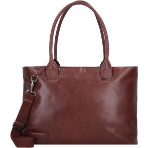 Plevier Rock Amber Schoudertas Leer 43 cm Laptop compartiment