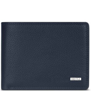 Redolz Leather Essentials QF portemonnee RFID leer 12 cm uitklapbaar met ritsvak