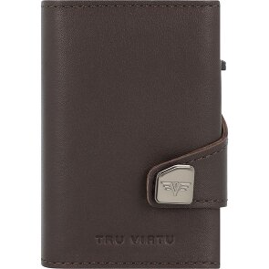 Tru Virtu Click & Slide Creditcardetui Portemonnee RFID Leer 6,5 cm