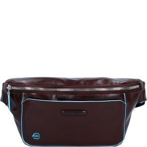 Piquadro Blauw vierkant heuptasje leer 29 cm