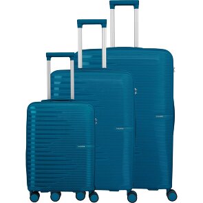 Travelite Pacific 4 wielen Kofferset 3-delig